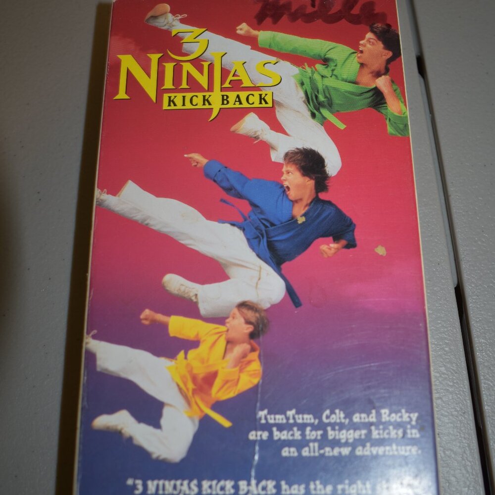 3 Ninjas Kick Back VHS Tape
